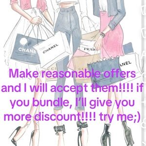 Chanel White and Black Women's Tote